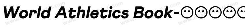 World Athletics Book字体转换